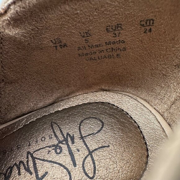 LifeStride Womens Beige Open-Toe Heels With Strappy Design 3-Inch Heel Size 7M - Picture 10 of 10